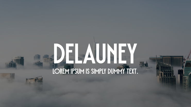 Delauney Font