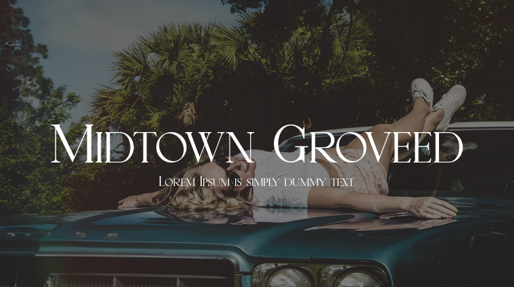 Midtown Groveed Font