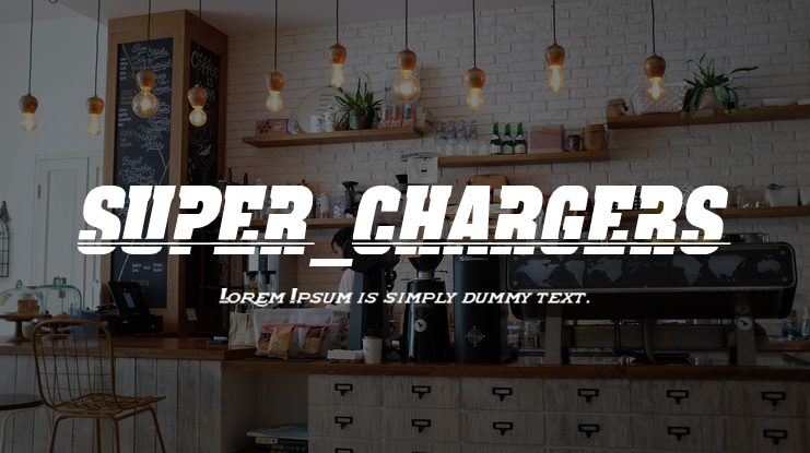 SUPER_CHARGERS Font