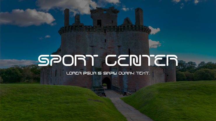 SPORT CENTER Font