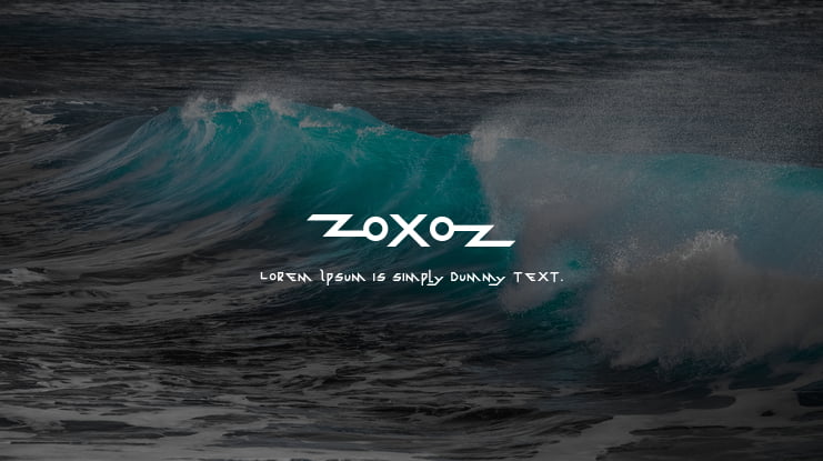 Zoxoz Font