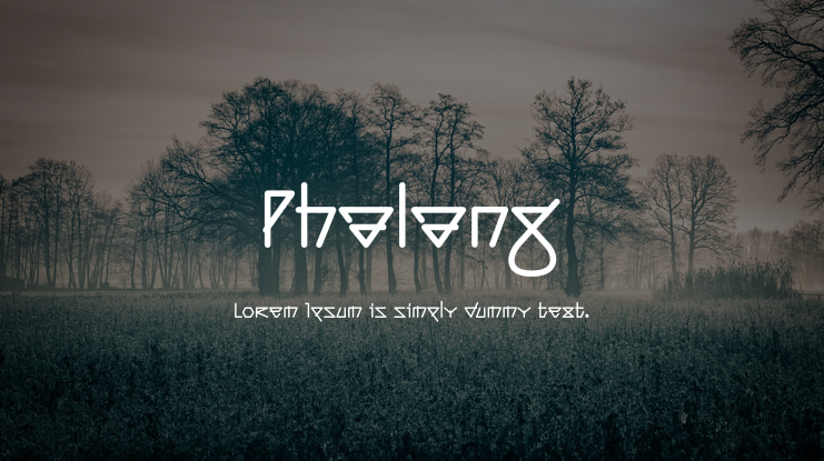 Phalang Font