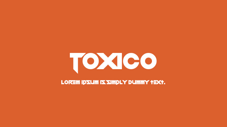 Toxico Font