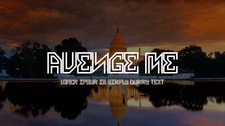 Avenge Me Font