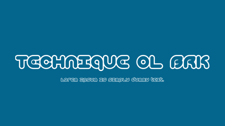 Technique OL BRK Font Family