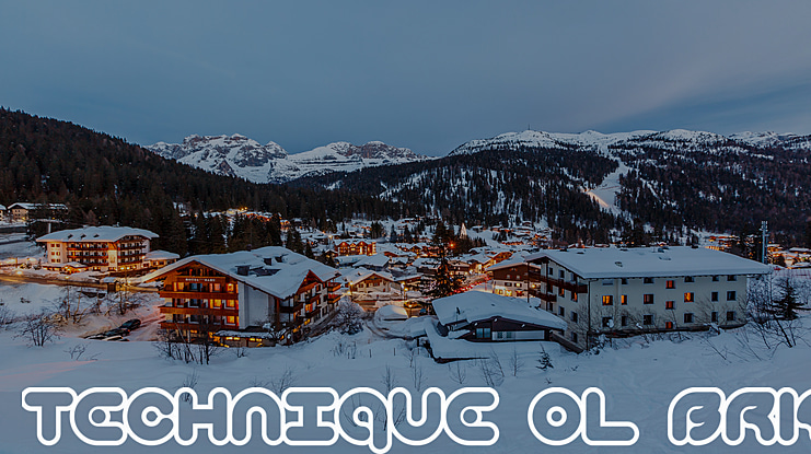 Technique OL BRK Font Family