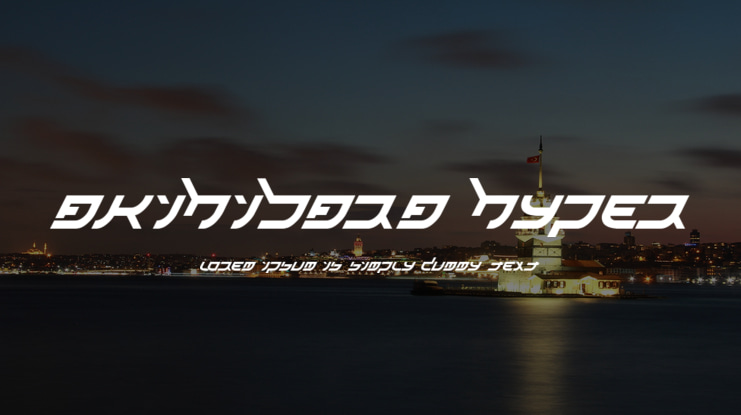 akihibara hyper Font