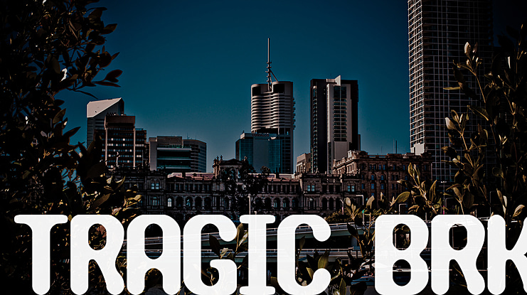 Tragic BRK Font