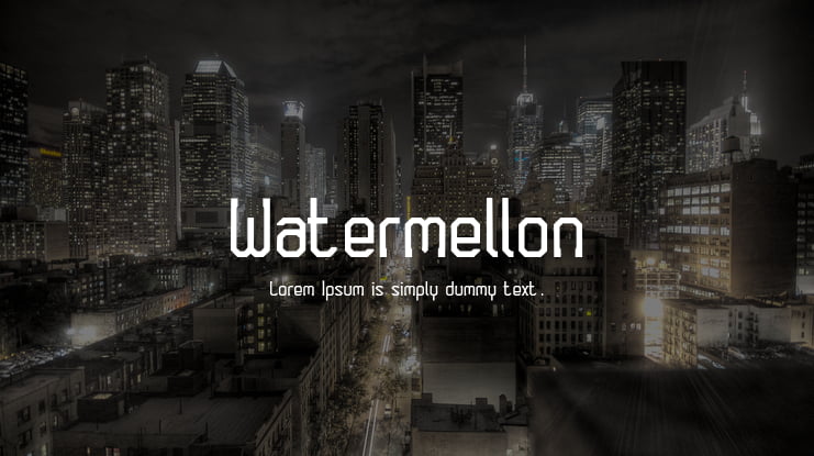 Watermellon Font