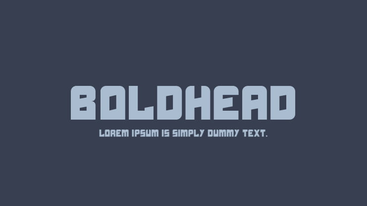 Boldhead Font