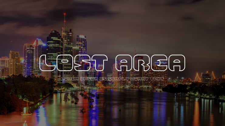 Lost Area Font