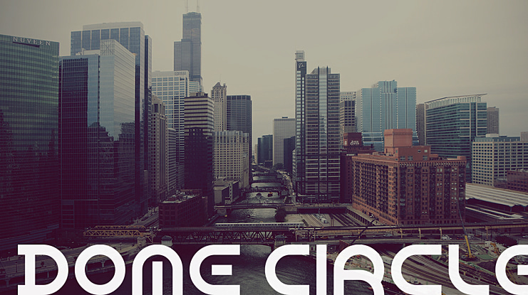 Dome Circle Font
