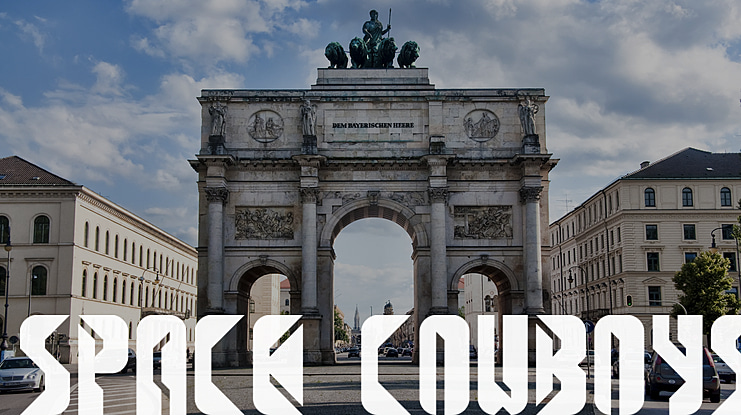 SPACE COWBOYS Font