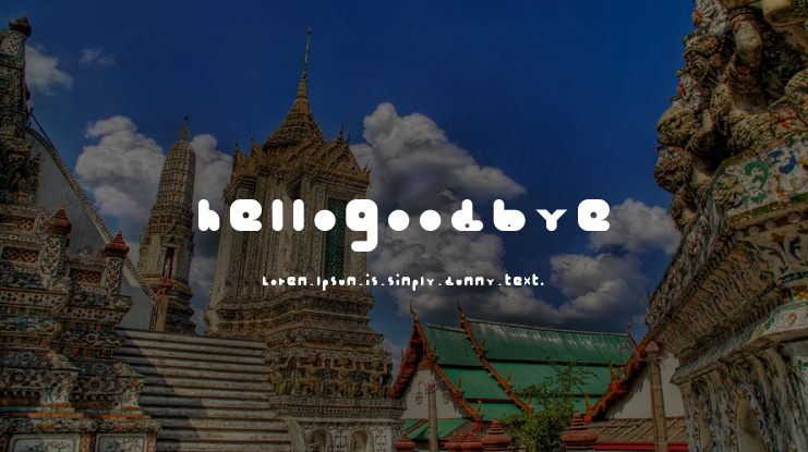 hellogoodbye Font