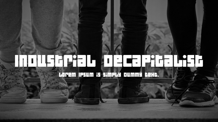 Industrial Decapitalist Font Family