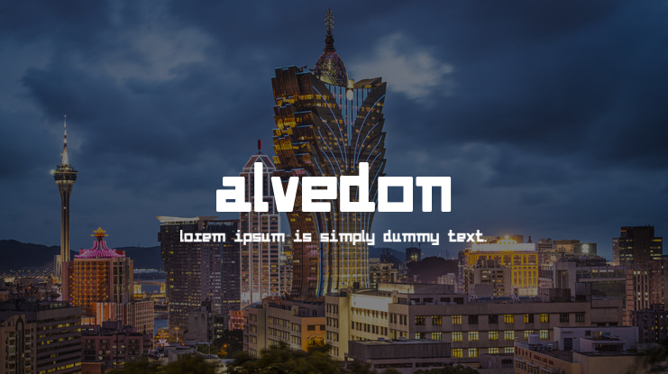 Alvedon Font