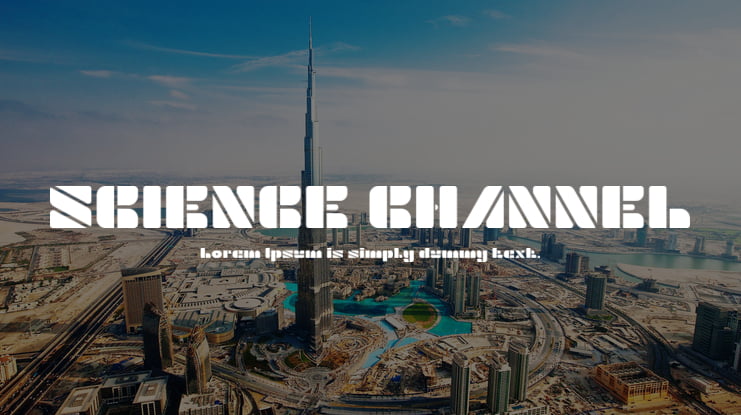 SCIENCE CHANNEL Font Family