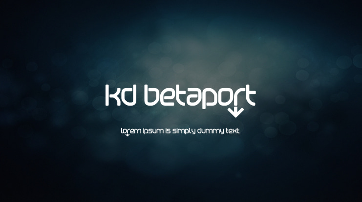 KD Betaport Font