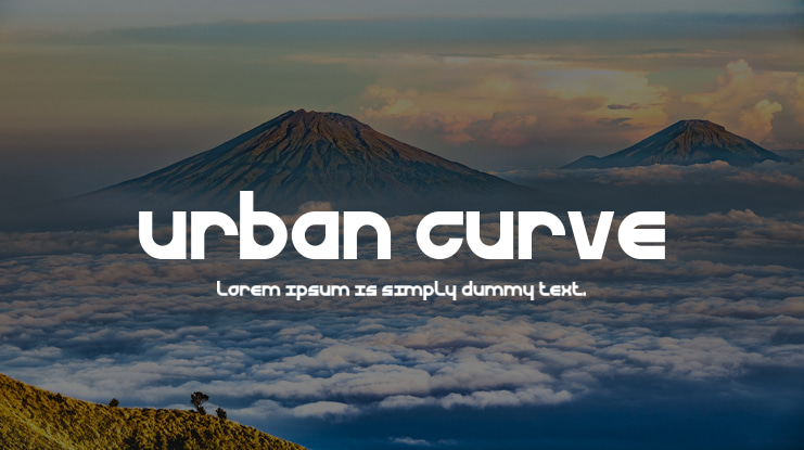 Urban Curve Font