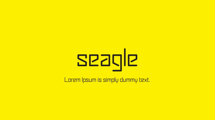 seagle Font