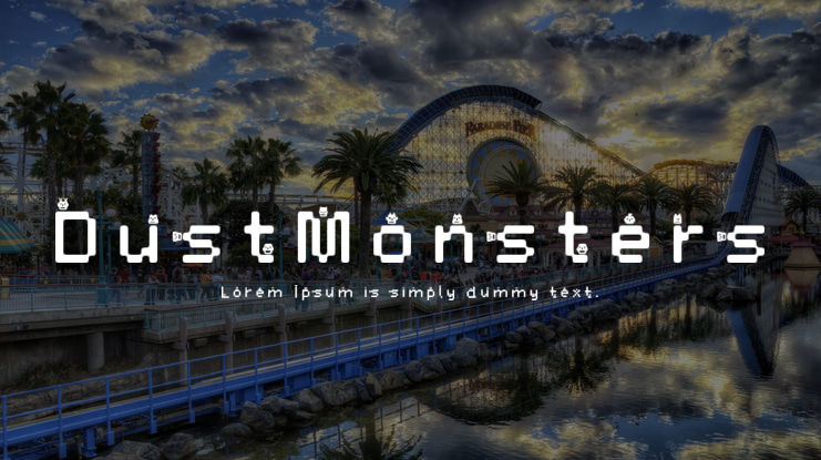 DustMonsters Font