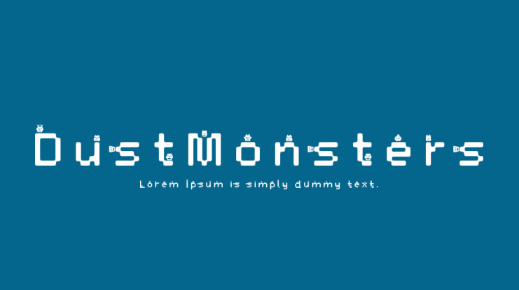 DustMonsters Font