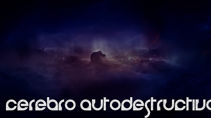 cerebro autodestructivo Font Family