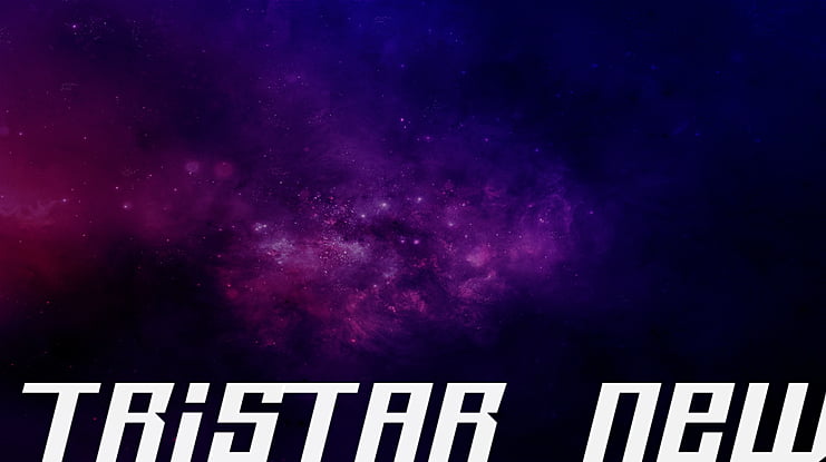 Tristar New Font