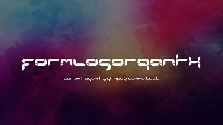formlosOrganik Font
