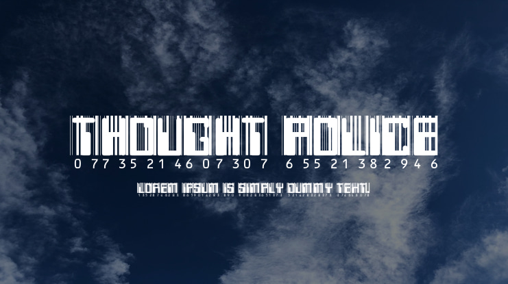 Thought Police Font Family