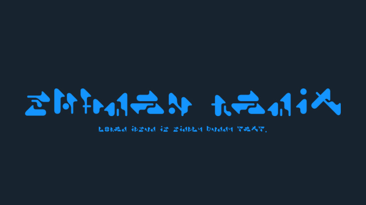 Shamen Remix Font