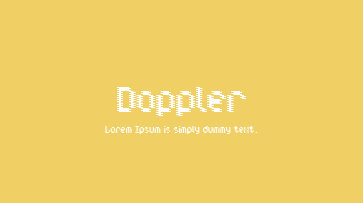 Doppler Font