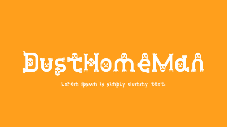 DustHomeMan Font
