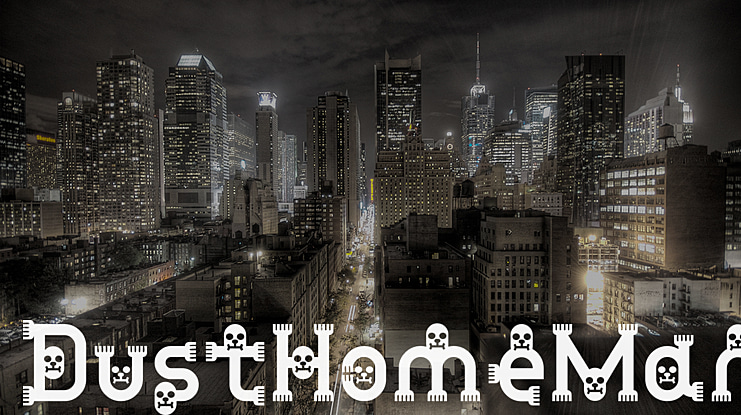 DustHomeMan Font