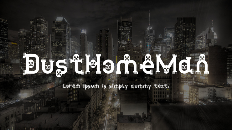 DustHomeMan Font