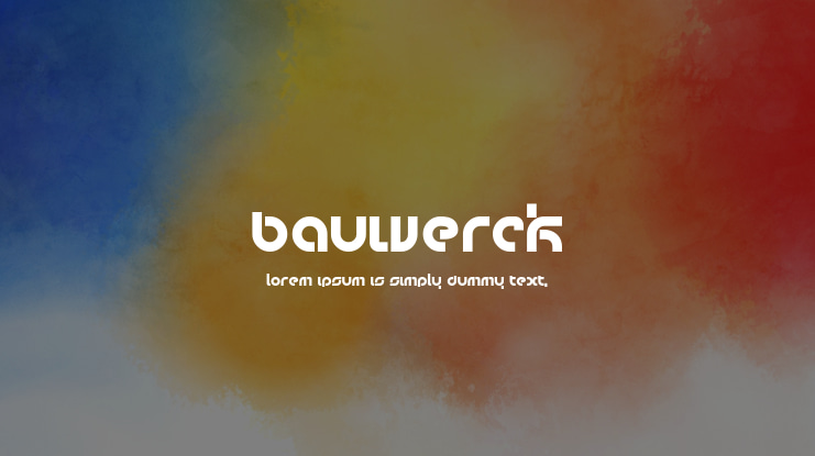 bauwerck Font