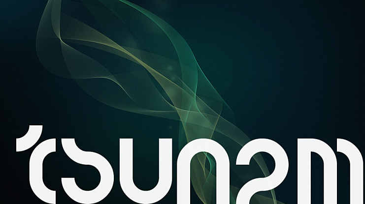 tsunami Font