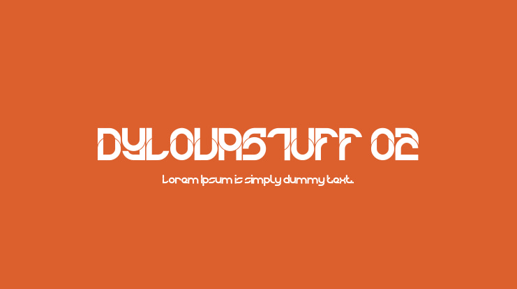 DYLOVASTUFF 02 Font