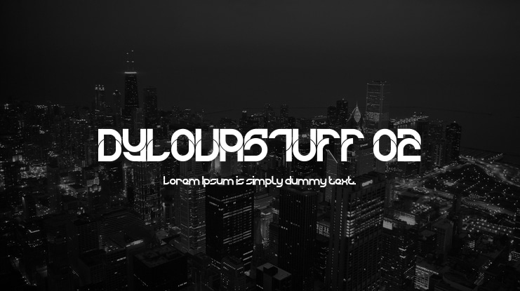 DYLOVASTUFF 02 Font