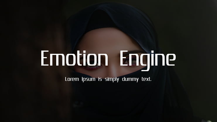 Emotion Engine Font Family