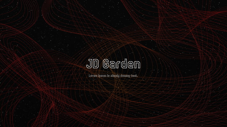 JD Garden Font