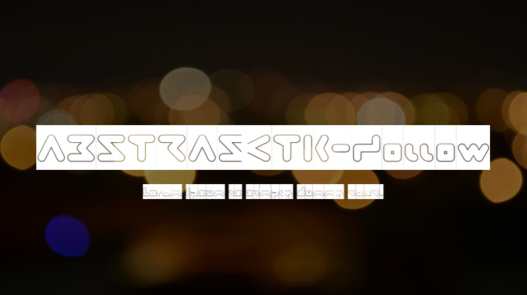 ABSTRASCTIK-Hollow Font Family