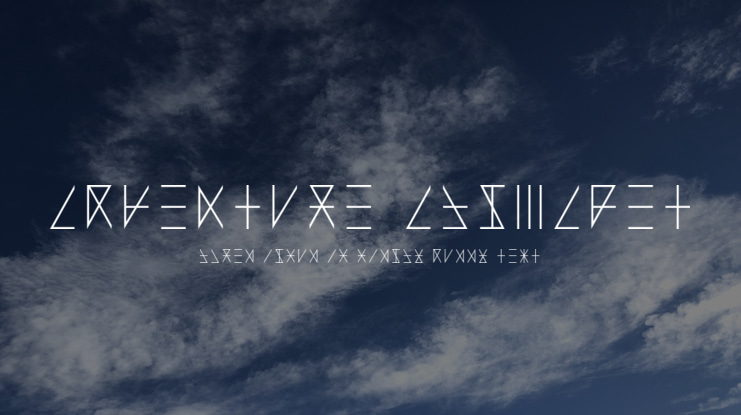 Adventure Alphabet Font