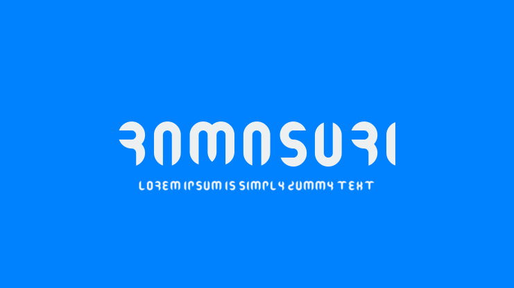 Ramasuri Font
