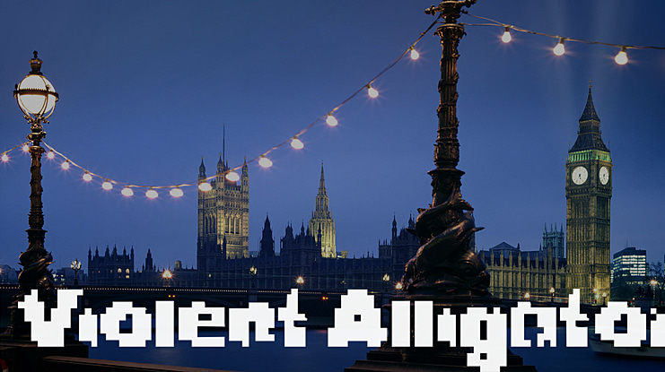 Violent Alligator Font