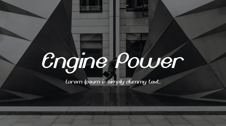 Engine Power Font