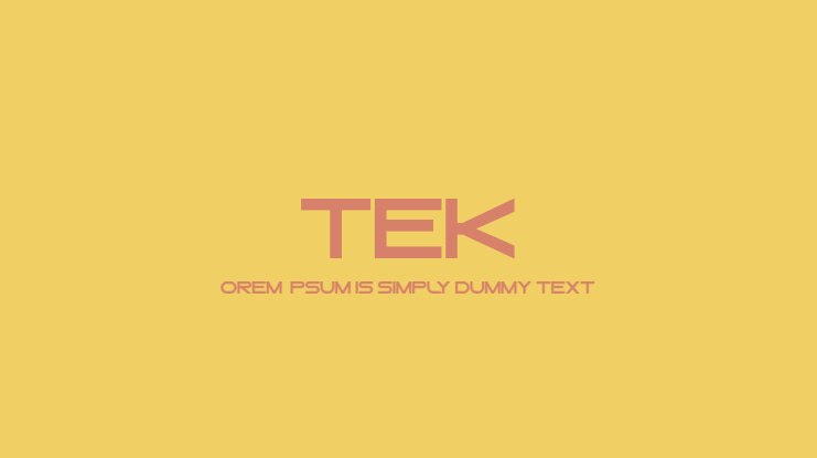 Gtek Font