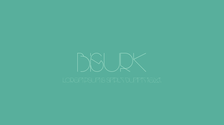 Bisurk Font