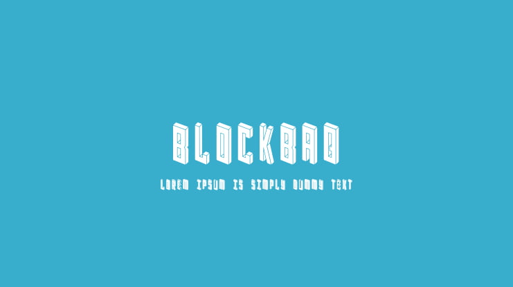 Blockbaq Font Family