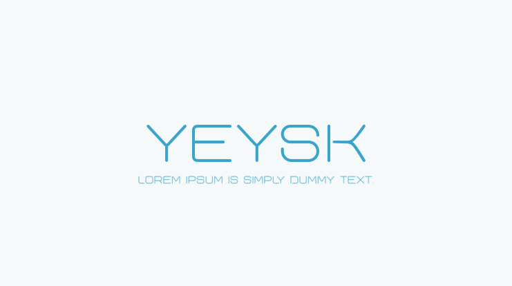 Yeysk Font